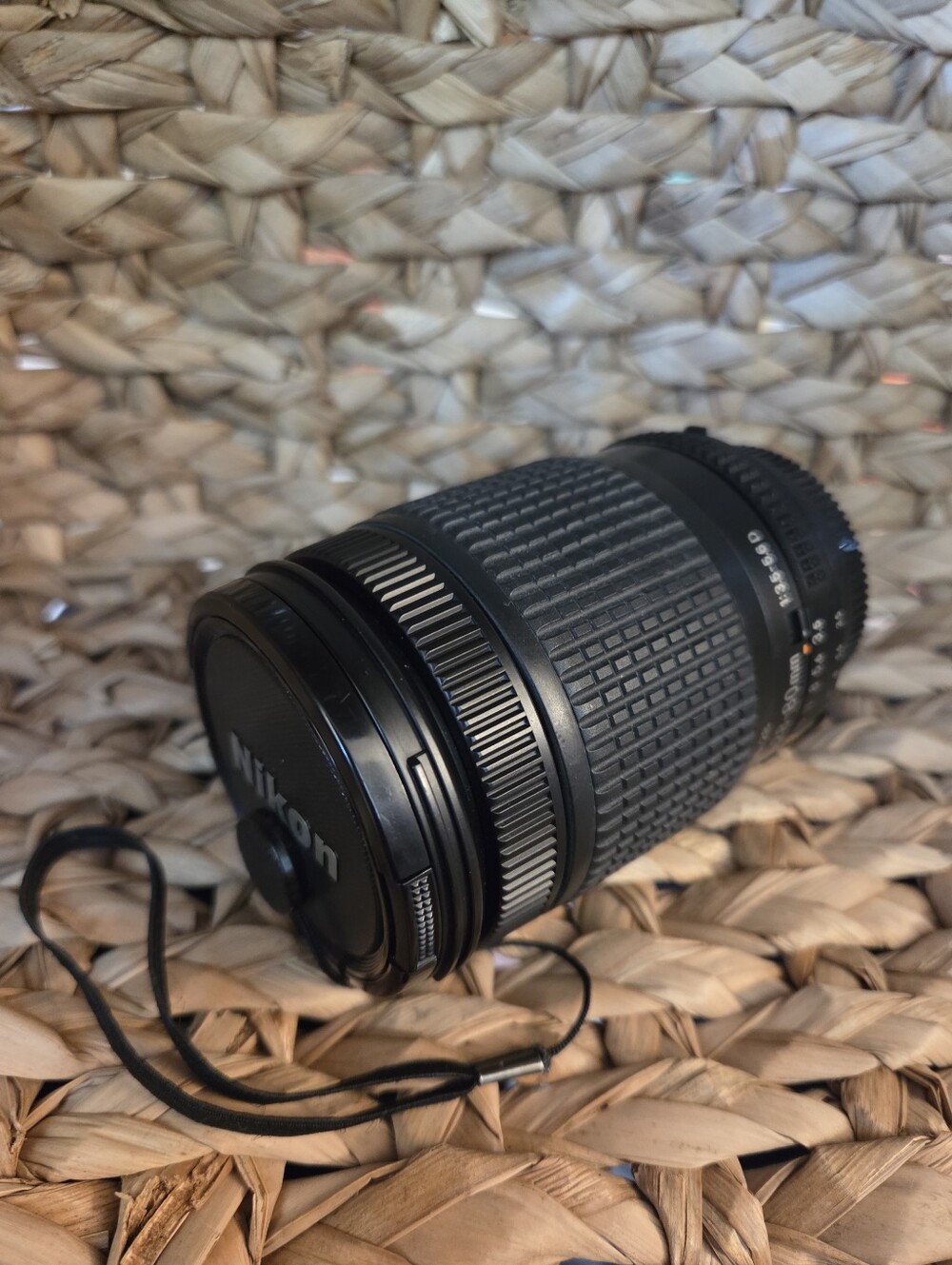 Nikon Black Telephoto Zoom Lens with Front Cap
